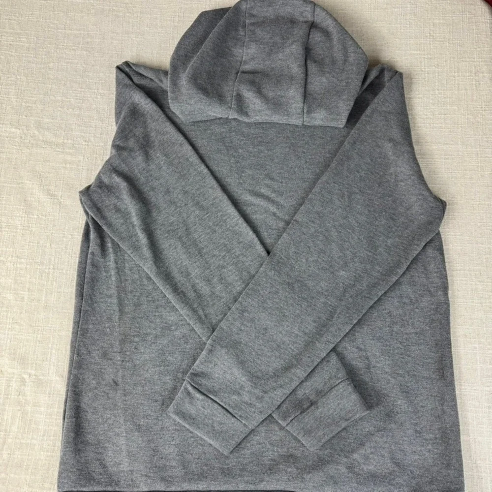 Nike Hoodie Women Large Gray Good Barry's Bootcamp Dri-FIT Pullover Sweatshirt